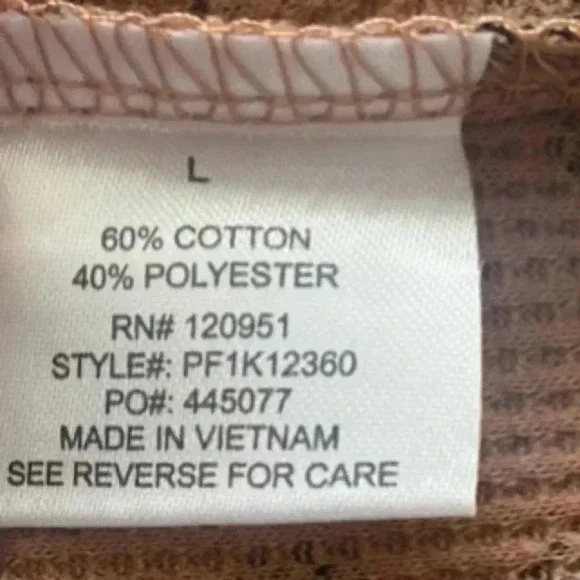 🆕Pink Rose Leopard Print Babydoll Style Top L🆕 - Picture 6 of 7